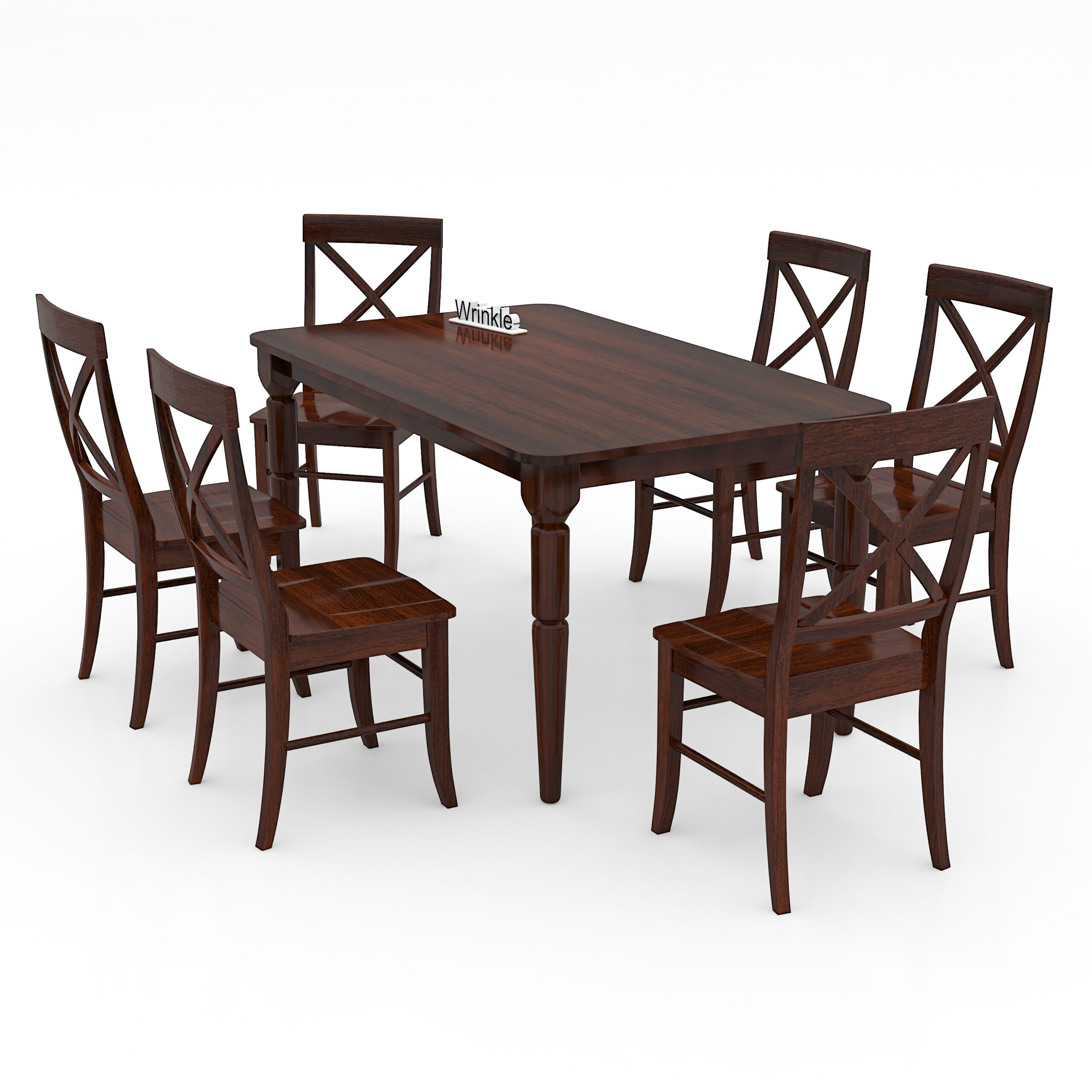 Furnishiaa Solid Sheesham Wood Dining Table 6 Seater | Six Seater Dinning Table Honey + Green (Copy)