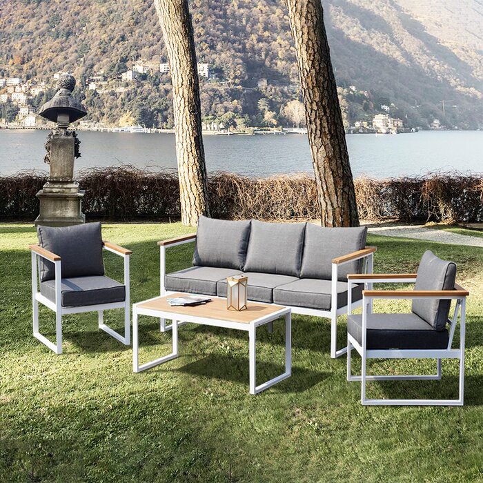 Beauty sofa set 4 Piece with 1 Piece coffee table for Bedroom furniture Home