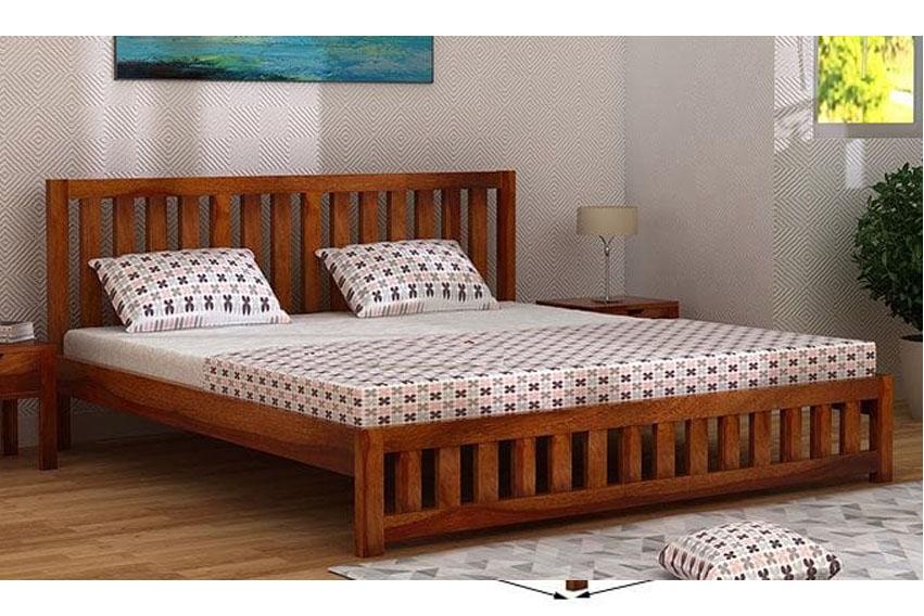 Solid wood King Size Bed